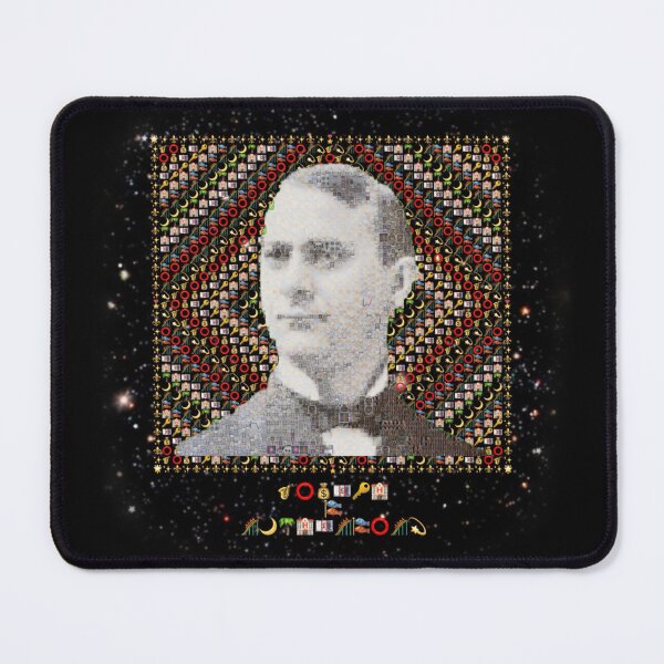 Item preview, Joseph F. Rutherford Emoji Mosaic Portrait – Jehovah’s Witnesses History Art designed and sold by Emoji Emblems.