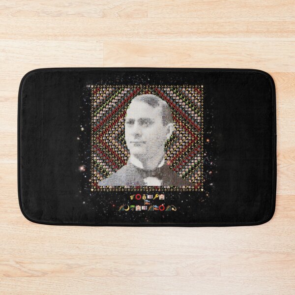 Item preview, Joseph F. Rutherford Emoji Mosaic Portrait – Jehovah’s Witnesses History Art designed and sold by Emoji Emblems.