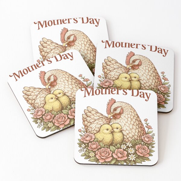 Item preview, Happy Mother's Day Hen and Chicks Poster designed and sold by Matinez Pink.