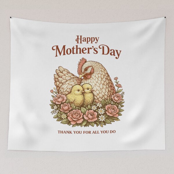 Item preview, Happy Mother's Day Hen and Chicks Poster designed and sold by Matinez Pink.