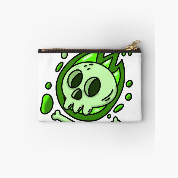 Item preview, Halloween Skull & Bones – Green Edition designed and sold by aleajsstuff.