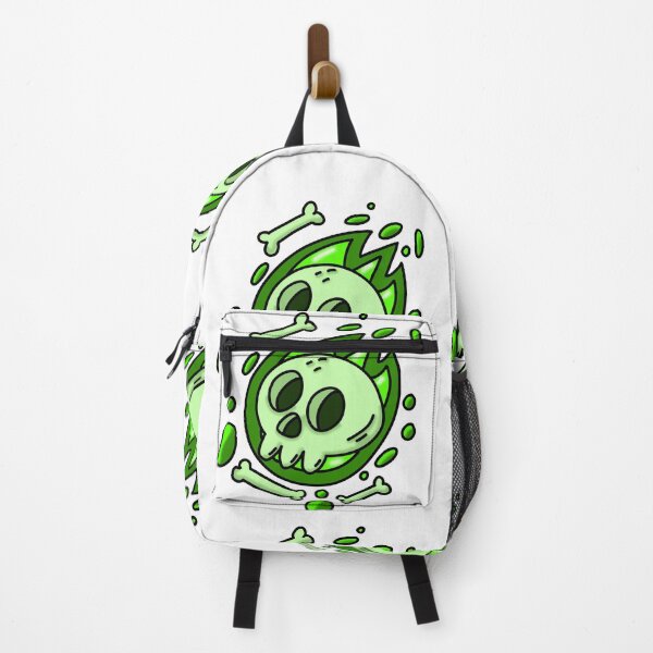 Item preview, Halloween Skull & Bones – Green Edition designed and sold by aleajsstuff.