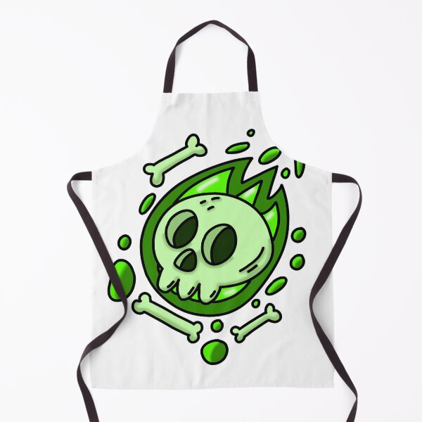 Item preview, Halloween Skull & Bones – Green Edition designed and sold by aleajsstuff.