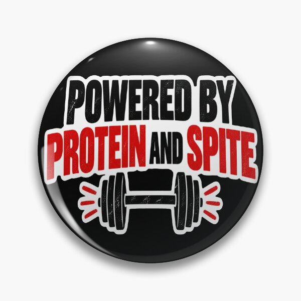 Item preview, Powered By Protein And Spite designed and sold by NovaToons.