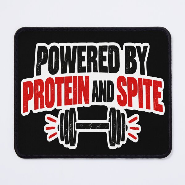 Item preview, Powered By Protein And Spite designed and sold by NovaToons.