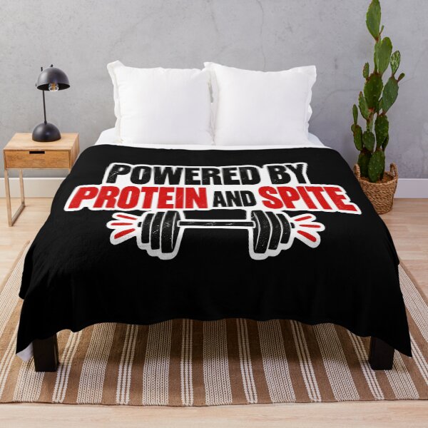 Item preview, Powered By Protein And Spite designed and sold by NovaToons.