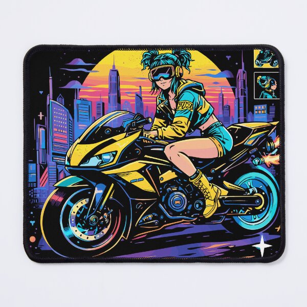 Item preview, Cybercrush Cyberpunk Bike Poster designed and sold by Matinez Pink.