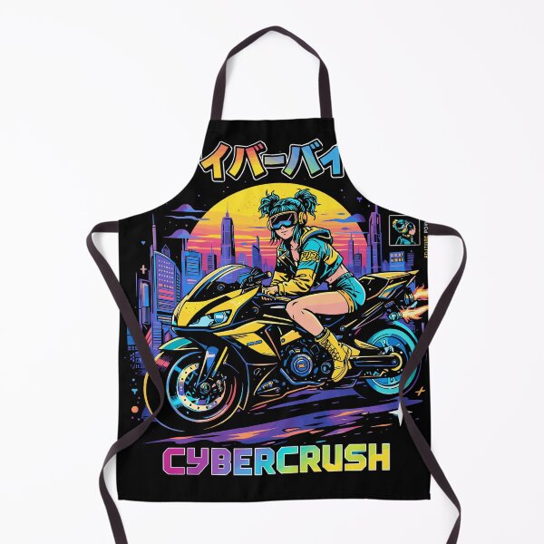 Item preview, Cybercrush Cyberpunk Bike Poster designed and sold by Matinez Pink.