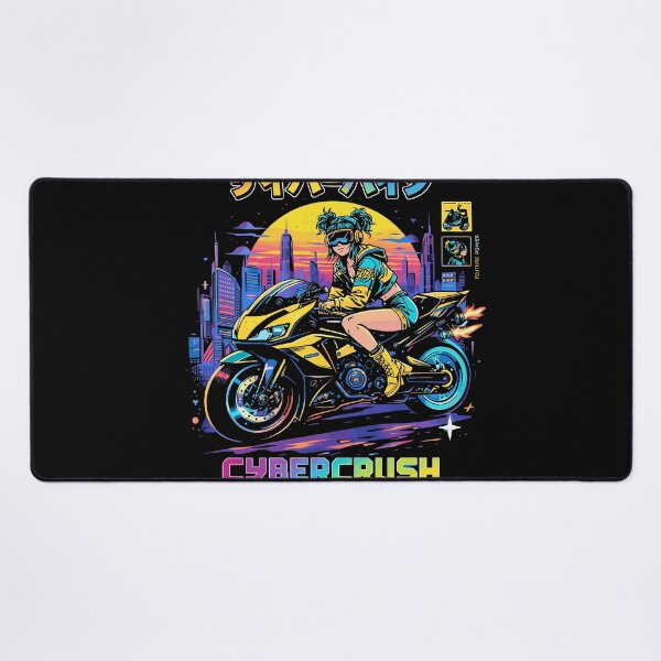 Item preview, Cybercrush Cyberpunk Bike Poster designed and sold by Matinez Pink.