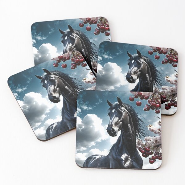 Item preview, But the big black horse said, "Look this way" - He said, "Hey lady, will you marry me?" 28 designed and sold by deep-sea-birds.