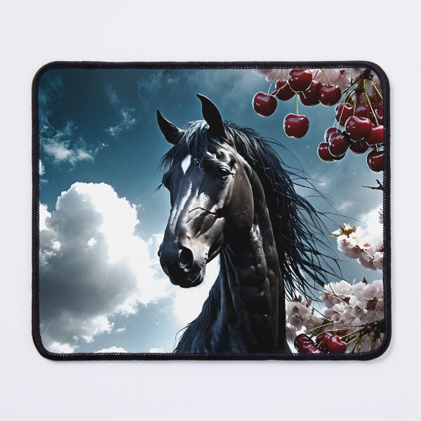 Item preview, But the big black horse said, "Look this way" - He said, "Hey lady, will you marry me?" 28 designed and sold by deep-sea-birds.