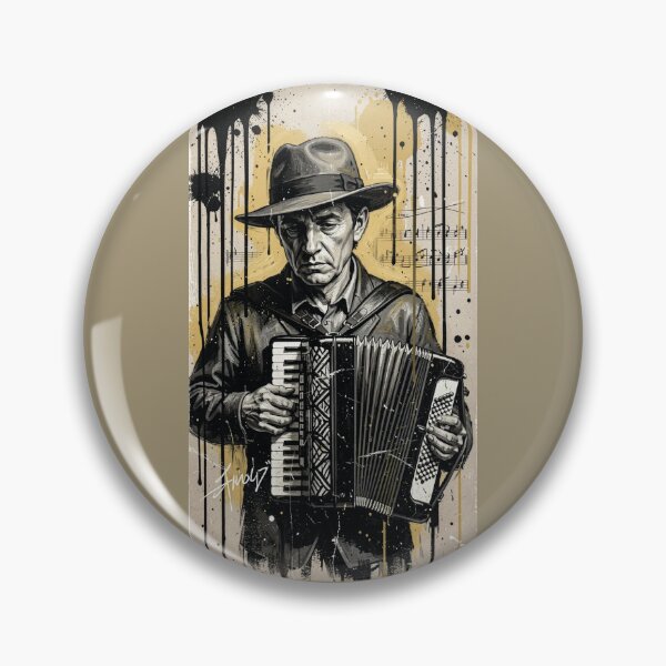 Item preview, Accordionist. Retro style. designed and sold by MagelliShop.