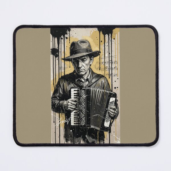 Item preview, Accordionist. Retro style. designed and sold by MagelliShop.