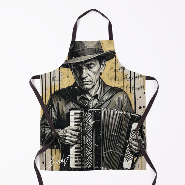 Item preview, Accordionist. Retro style. designed and sold by MagelliShop.