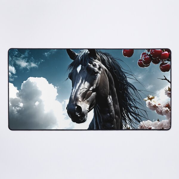 Item preview, But the big black horse said, "Look this way" - He said, "Hey lady, will you marry me?" 28 designed and sold by deep-sea-birds.