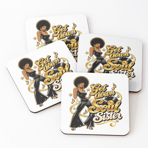 Item preview, Get Down Soul Sister – Retro Soul Design designed and sold by mygiftideas.