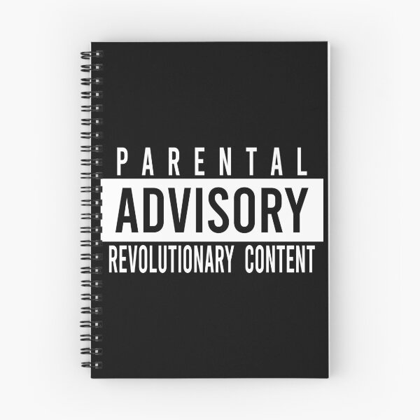 Item preview, parental advisory revolutionary content - hip hop rap streetwear designed and sold by XIOMOS.