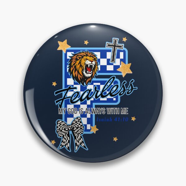 Item preview, Fearless Bible Verse, Isaiah 41 10 Christian, Faith Lion of Judah, For God Is Always With Me, Holy Spirit designed and sold by Forevermore.