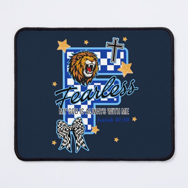 Item preview, Fearless Bible Verse, Isaiah 41 10 Christian, Faith Lion of Judah, For God Is Always With Me, Holy Spirit designed and sold by Forevermore.