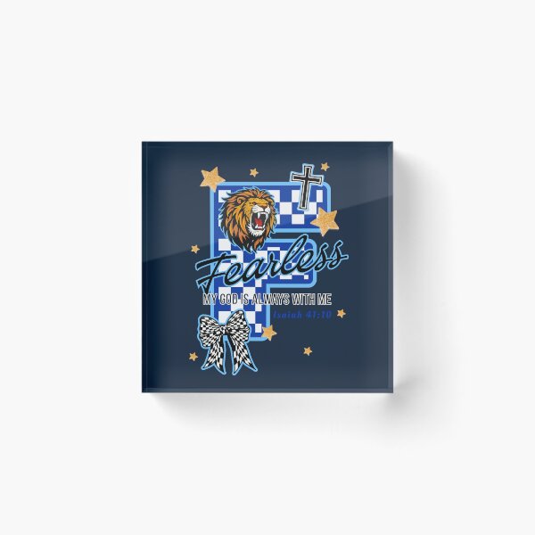 Item preview, Fearless Bible Verse, Isaiah 41 10 Christian, Faith Lion of Judah, For God Is Always With Me, Holy Spirit designed and sold by Forevermore.