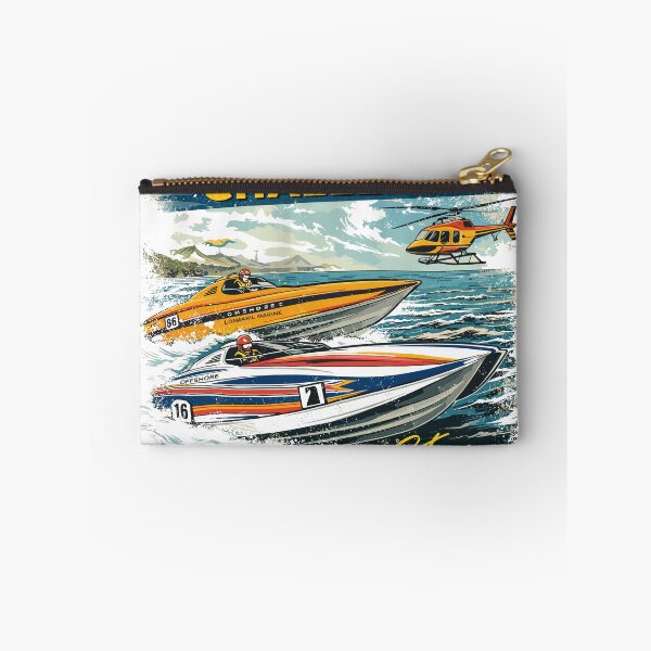 Item preview, Lions Offshore Challenge Powerboat Poster designed and sold by Matinez Pink.