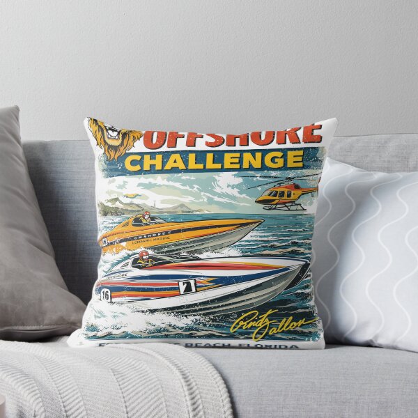 Item preview, Lions Offshore Challenge Powerboat Poster designed and sold by Matinez Pink.
