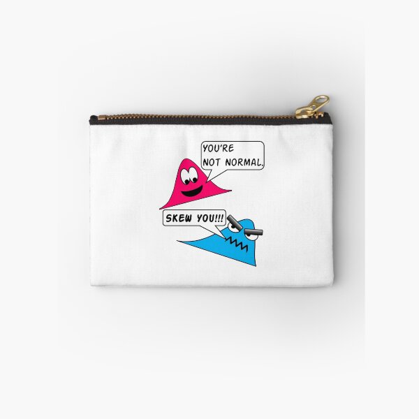 Item preview, Funny Nerdy Youre Not Normal Skew You Statistics Math Pun Joke designed and sold by MathWare MathClips.