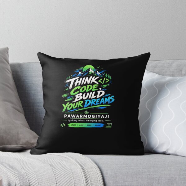 Item preview, Think Code Build Your Dreams Developer T-Shirt designed and sold by Pawar1999.