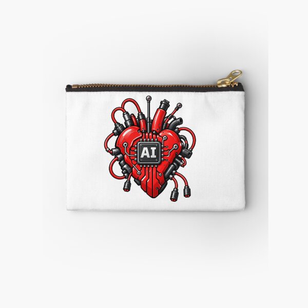 Item preview, AI Heart – Futuristic Cyberpunk Artificial Intelligence designed and sold by Vavilonskaya.