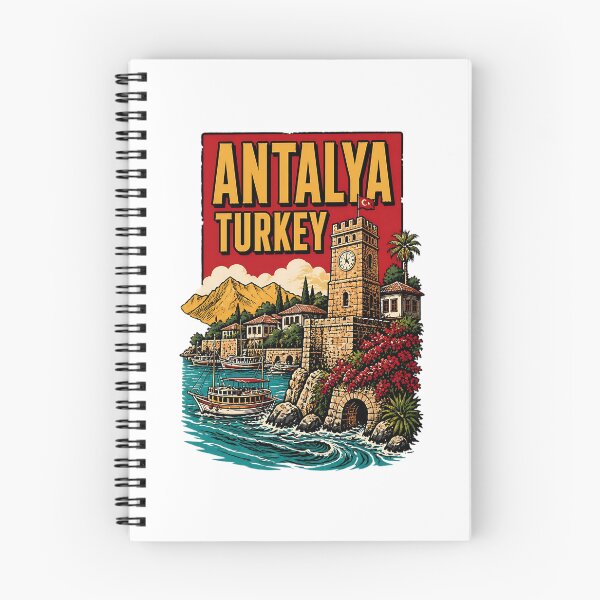 Item preview, Antalya Turkey Vintage Travel Tourism designed and sold by TravelersGems.