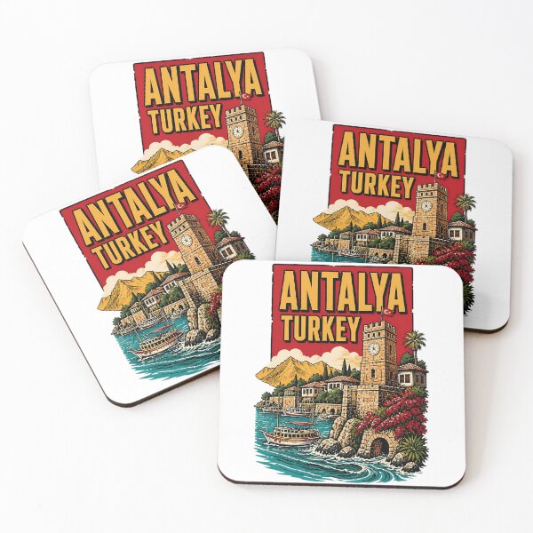 Item preview, Antalya Turkey Vintage Travel Tourism designed and sold by TravelersGems.