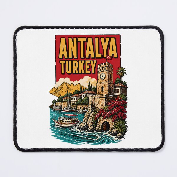 Item preview, Antalya Turkey Vintage Travel Tourism designed and sold by TravelersGems.