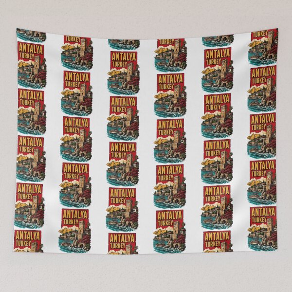 Item preview, Antalya Turkey Vintage Travel Tourism designed and sold by TravelersGems.