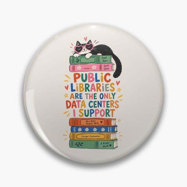 Item preview, Public Libraries Are The Only Data Centers I Support Shirt, Anti AI Shirt, Support Human Artists Tee, Book Lover Gift, Cat designed and sold by Quiajia.