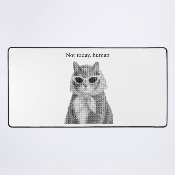 Item preview, Not Today Human Sassy Cat Sunglasses Funny Cat designed and sold by designsoftinaa.