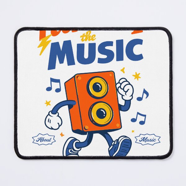 Item preview, Turn Up The Music Character Poster designed and sold by Matinez Pink.