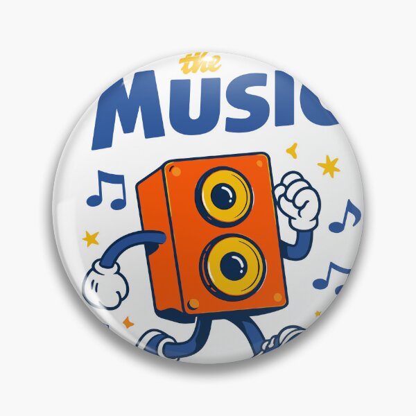 Artikelvorschau, Charakterposter „Dreh die Musik auf“ entworfen und verkauft von Matinez Pink.