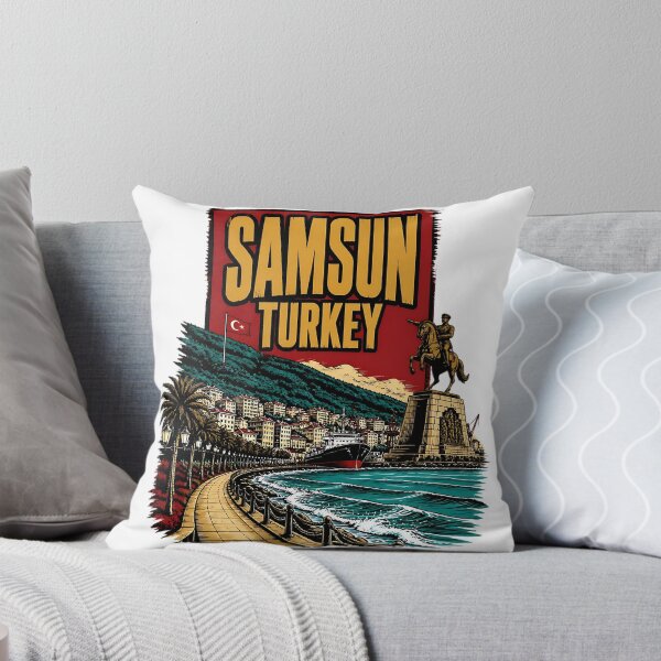 Item preview, Samsun Turkey Vintage Travel Tourism designed and sold by TravelersGems.
