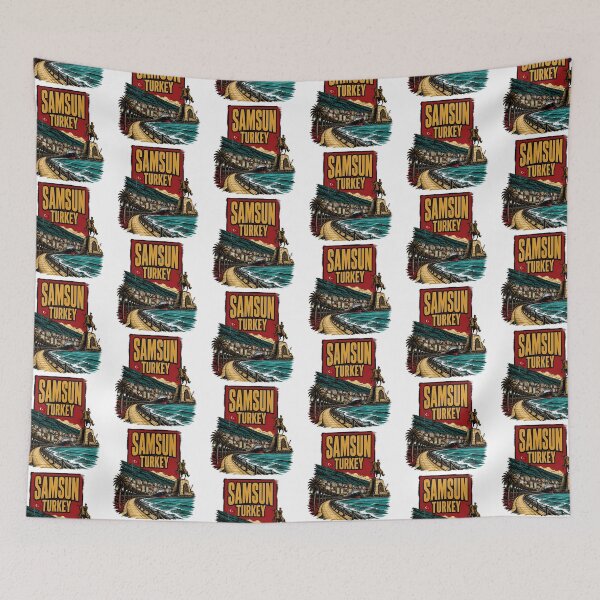 Item preview, Samsun Turkey Vintage Travel Tourism designed and sold by TravelersGems.