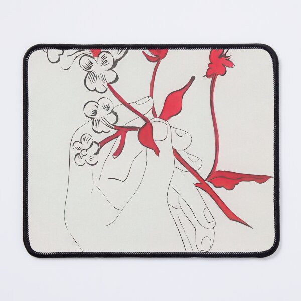 Item preview, A Gold Book Hand And Flowers (F. & S. IV.114) - Print by Andy Warhol designed and sold by stevengrossman.