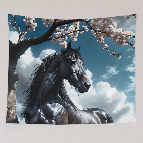 Item preview, But the big black horse said, "Look this way" - He said, "Hey lady, will you marry me?" 29 designed and sold by deep-sea-birds.