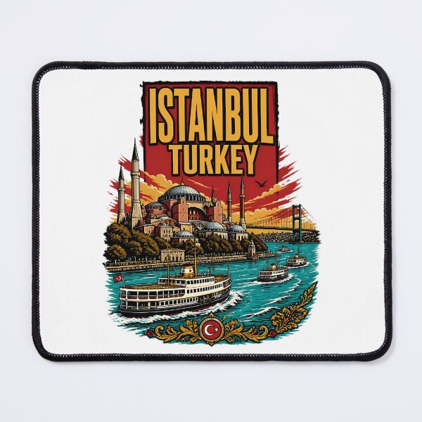 Item preview, Istanbul Turkey Vintage Travel Tourism designed and sold by TravelersGems.