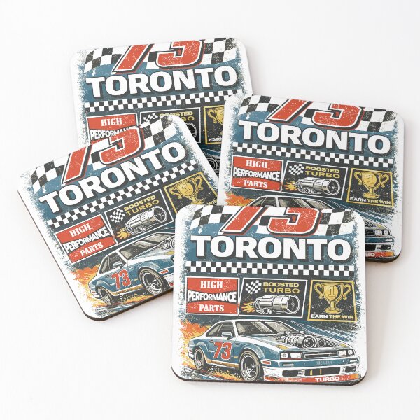 Item preview, Toronto Boosted Turbo Racing Poster designed and sold by Matinez Pink.