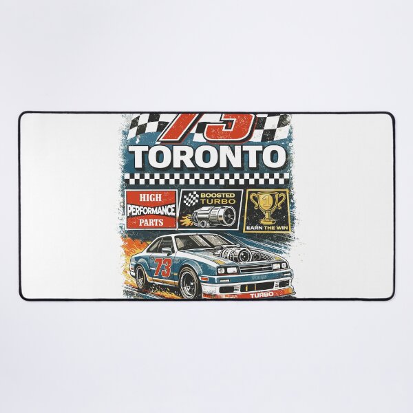 Item preview, Toronto Boosted Turbo Racing Poster designed and sold by Matinez Pink.