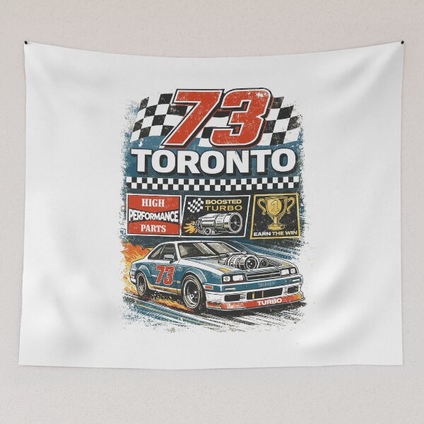 Item preview, Toronto Boosted Turbo Racing Poster designed and sold by Matinez Pink.
