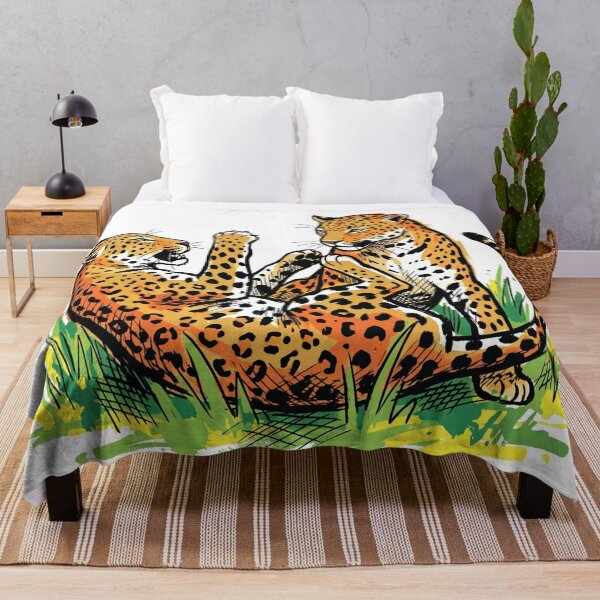 Item preview, Sri Lankan Leopards Playing Wildlife Art Print designed and sold by Merch by Das Design Studio.