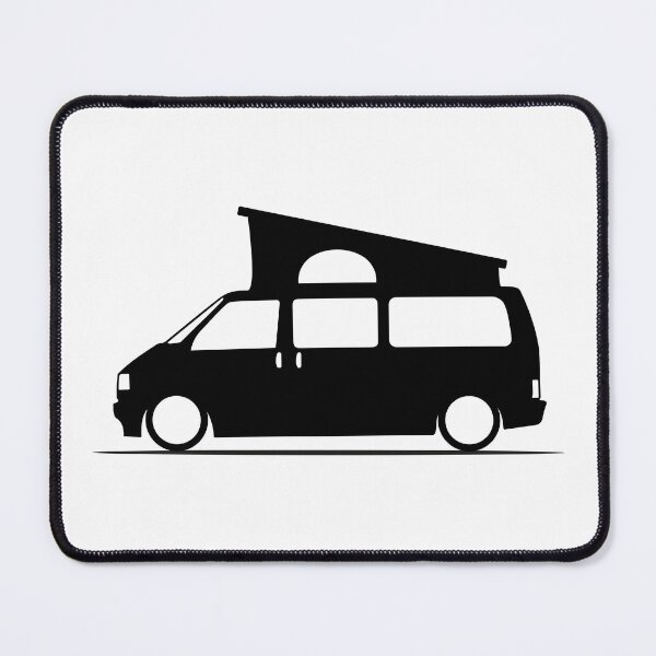 Item preview, T4 Transporter With Roof Tent Silhouette – Minimalist Van Design designed and sold by lowboxgarage.