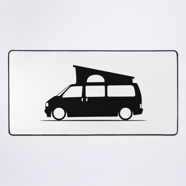 Item preview, T4 Transporter With Roof Tent Silhouette – Minimalist Van Design designed and sold by lowboxgarage.