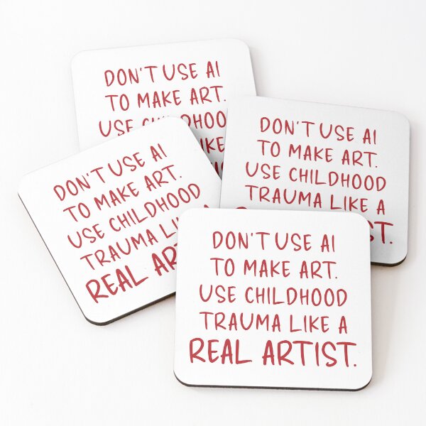 Item preview, Don’t Use AI to Make Art Shirt, Funny Artist Humor Tee, Sarcastic Anti AI Artist Gift, Creative Art Lover Shirt designed and sold by Quiajia.