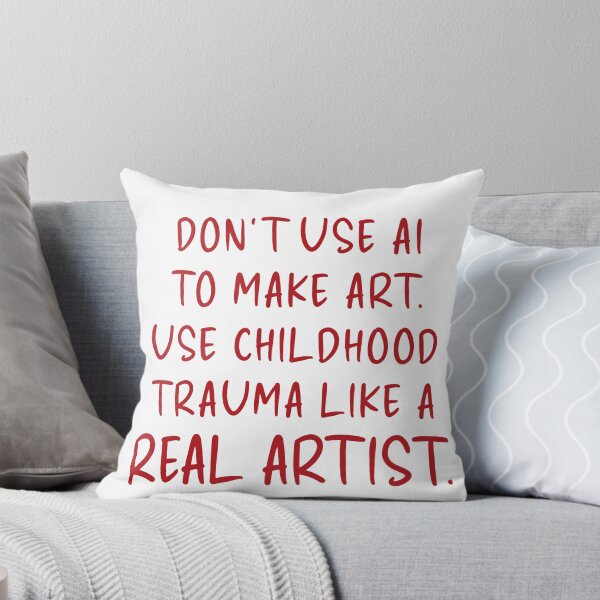 Item preview, Don’t Use AI to Make Art Shirt, Funny Artist Humor Tee, Sarcastic Anti AI Artist Gift, Creative Art Lover Shirt designed and sold by Quiajia.